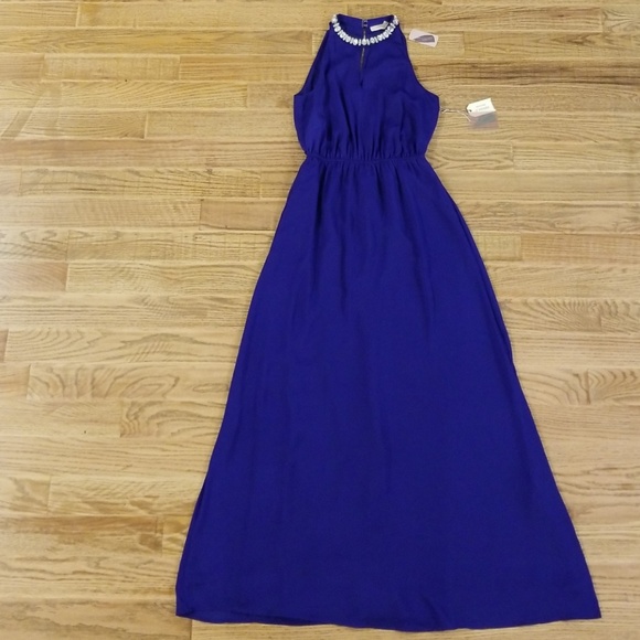 Forever 21 Rhinestone Embellished Prom Dress Gown - Picture 5 of 8